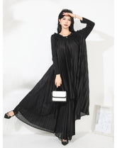 Floral Pleated Wide Leg Pant 2-Piece